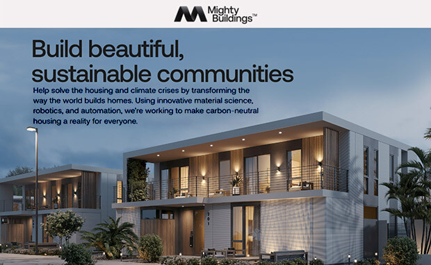Mighty Buildings - Build beautifull, sustainable communities