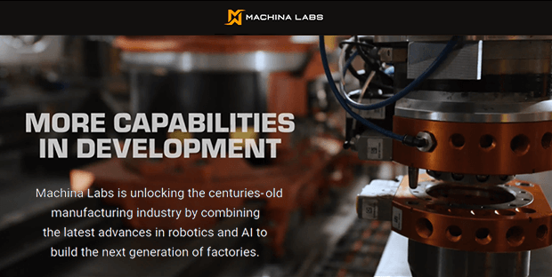 Machina Labs - More capabilities in development