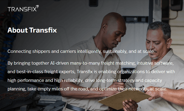 Transfix - Connecting shippers and Carriers