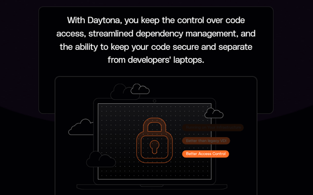 Daytona - Keep the control over code access