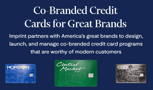 Imprint - Co Branded credit cards for great brands
