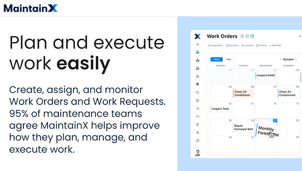 MaintainX - Plan and Execute Work Easily