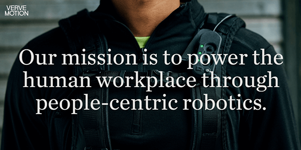 Verve Motion - Power Human workplace through people centric robotics